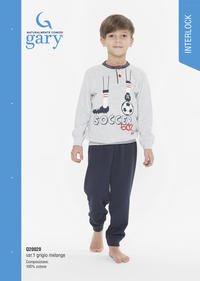 BOY'S PAJAMA M/L Q30020 Tellini S.r.l. Wholesale Clothing